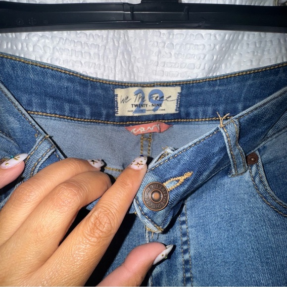 Free people we the free crvy medium wash jegging 29 - Picture 2 of 4